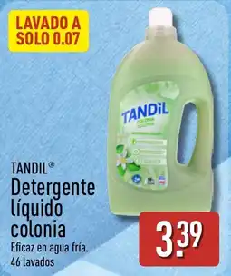 ALDI Tandil Detergente líquido colonia oferta