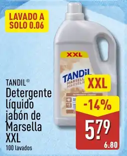 ALDI Tandil Detergente líquido jabón de Marsella XXL oferta