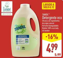ALDI Tandil Detergente eco oferta