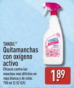 ALDI Tandil quitamanchas con oxígeno activo oferta