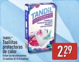 ALDI Tandil toallitas protectoras de color oferta