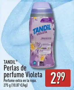 ALDI Tandil perlas de perfume violeta oferta