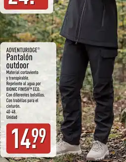ALDI Adventuridge pantalón outdoor oferta