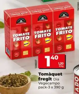 Dia Dia Vegecampo Tomate frito oferta