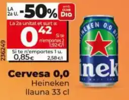 Dia Heineken Cervesa 0,0 oferta