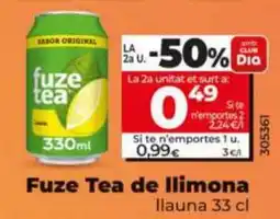 Dia Fuze Tea de llimona oferta