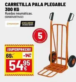 Brico Depôt Carretilla - pala plegable 300 kg oferta