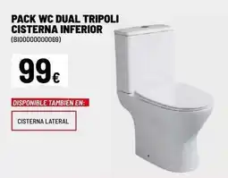 Brico Depôt Tripoli - pack wc dual cisterna inferior oferta