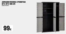 Brico Depôt Armario resina 3 puertas oferta
