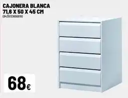 Brico Depôt Cajonera blanca 716 x 50 x 45 cm oferta