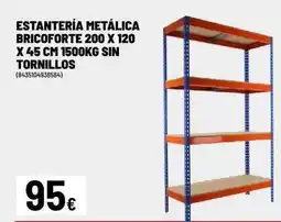 Brico Depôt Estantería metálica bricoforte 200 x 120 x 45 cm 1500kg sin tornillos oferta