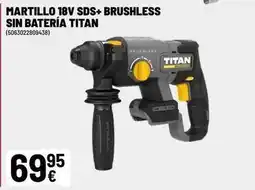 Brico Depôt Titan - martillo sds+ brushless sin batería oferta