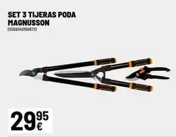 Brico Depôt Magnusson - set 3 tijeras poda oferta