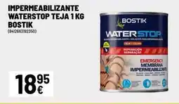 Brico Depôt Bostik - impermeabilizante waterstop teja 1 kg oferta