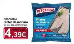 Hiper Usera Pescanova - filetes de merluza oferta