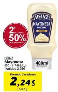 Hiper Usera Heinz - mayonesa oferta