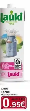Hiper Usera Lauki - leche oferta