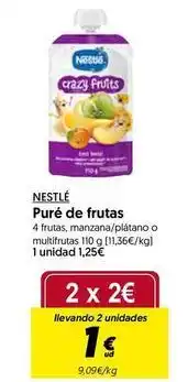 Hiper Usera Nestlé - pure de frutas oferta