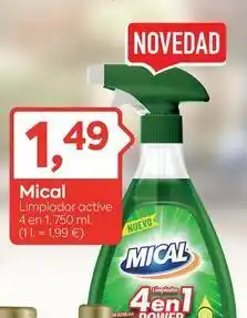 Suma Supermercados Mical - limpiador active oferta