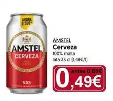 Hiper Usera Amstel - cerveza oferta