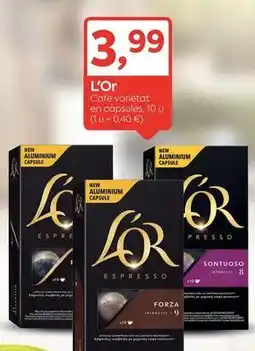 Suma Supermercados L'or - café varietat en capsules oferta