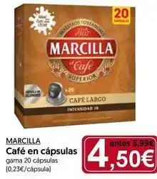 Hiper Usera Marcilla - café en cápsulas oferta