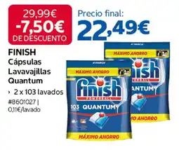 Costco Finish cápsulas lavavajillas quantum oferta