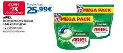 Costco Ariel detergente en cápsulas todo en 1 original oferta