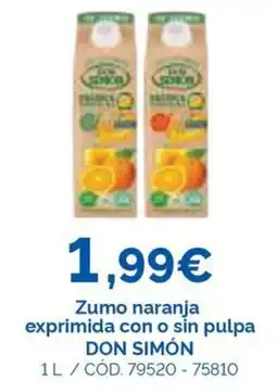 Dialsur Cash & Carry Don Simón zumo naranja oferta