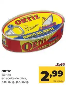 Alimerka ortiz bonito en aceite de oliva oferta