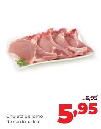 Alimerka Chuleta de lomo de cerdo oferta