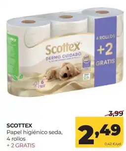 Alimerka Scottex papel higiénico seda oferta