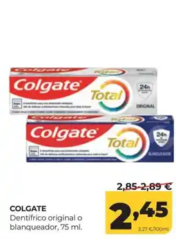 Alimerka Colgate dentífrico original o blanqueador oferta
