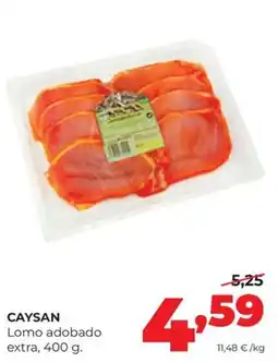 Alimerka Caysan lomo adobado extra oferta
