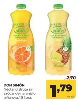 Alimerka Don Simón Néctar disfruta sin azúcar oferta