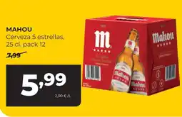 Alimerka Mahou cerveza 5 estrellas oferta