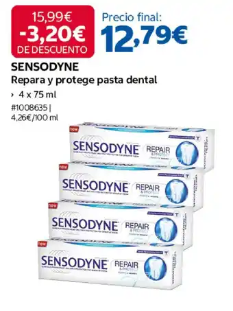 Sensodyne repara y protege pasta dental