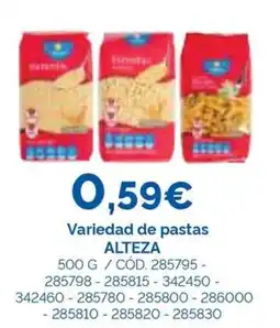 Dialsur Cash & Carry Alteza variedad de pastas oferta