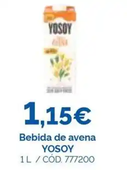 Dialsur Cash & Carry Yosoy bebida de avena oferta