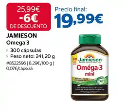 Costco Jamieson omega 3 oferta