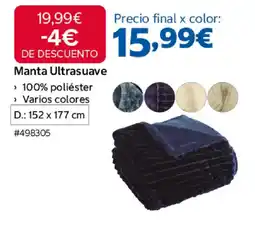 Costco Manta Ultrasuave oferta