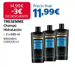 Costco Tresemme champú hidratación oferta