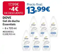 Costco Dove gel de ducha essentials oferta