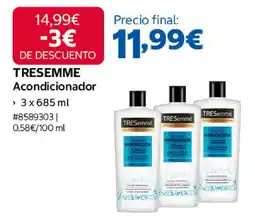 Costco Tresemme acondicionador oferta