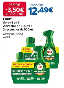 Costco Fairy spray 3 en 1 oferta
