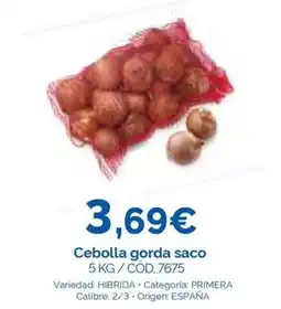Dialsur Cash & Carry Cebolla gorda saco oferta