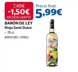 Costco Barón de Ley Rioja Semi Dulce oferta