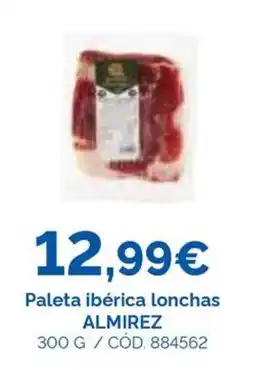 Dialsur Cash & Carry Almirez paleta ibérica lonchas oferta