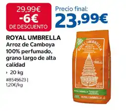 Costco Royal Umbrella arroz de camboya oferta
