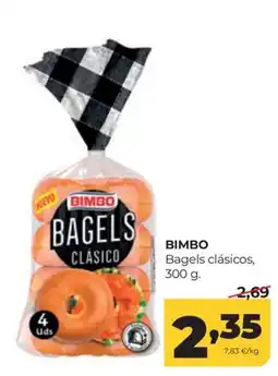 Alimerka Bimbo bagels clásicos oferta